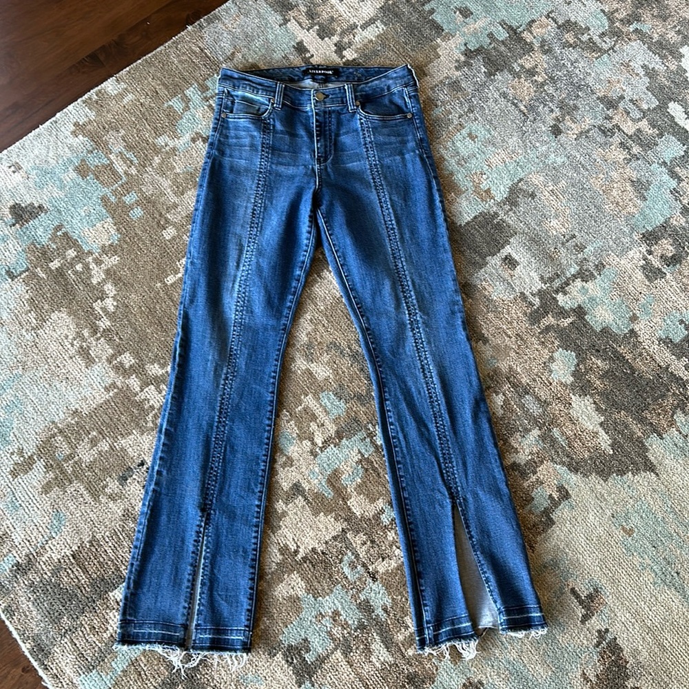 Liverpool split front denim
